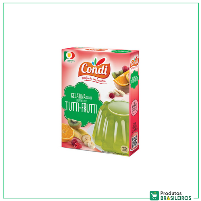 Gelatina em Pó de Tutti-Frutti CONDI - 170g - Produtos Brasileiros
