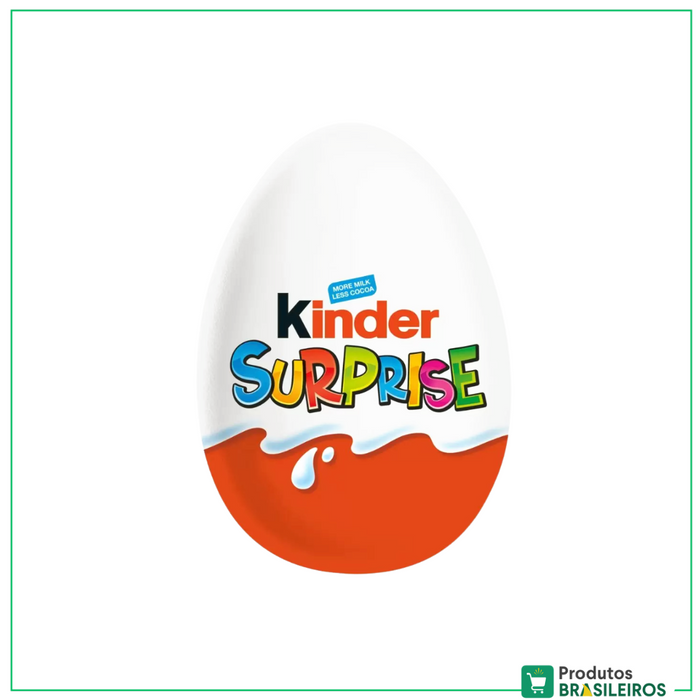 Chocolate Ovo KINDER Surprise - 20g - Produtos Brasileiros