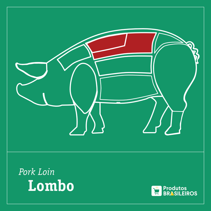 Lombo de Porco / Pork Striploin (Kg) - Produtos Brasileiros