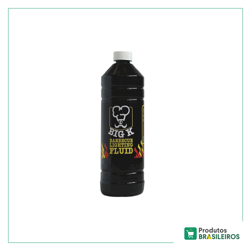 Acendedor Líquido p/ Churrasco BIG K - 1L - Produtos Brasileiros