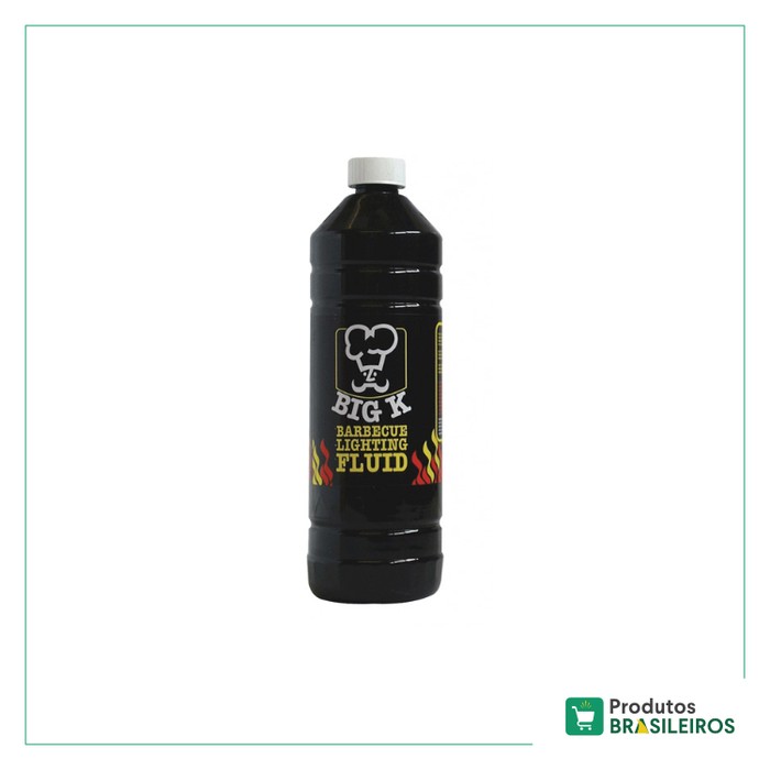 Acendedor Líquido p/ Churrasco BIG K - 1L - Produtos Brasileiros
