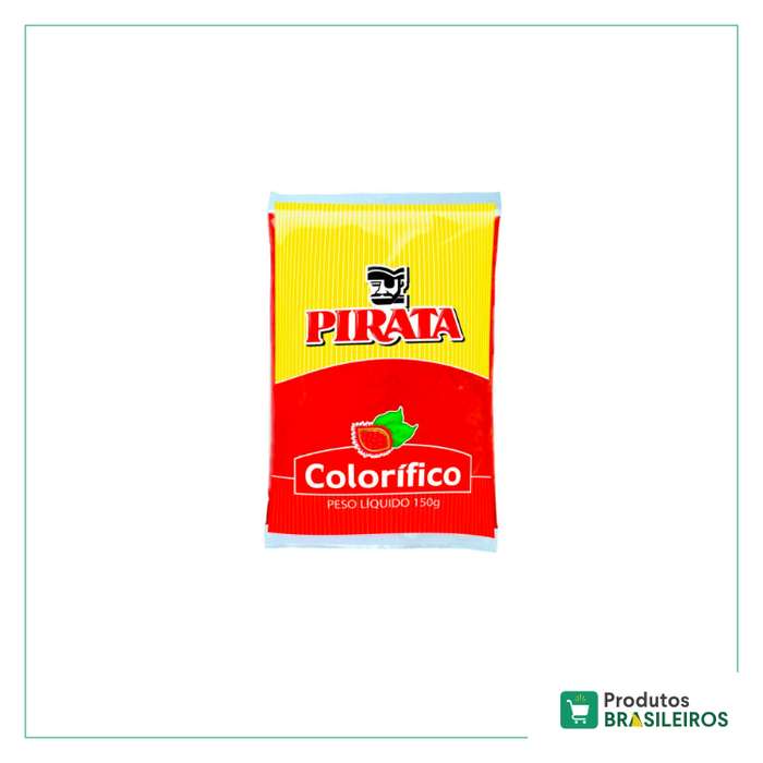 Colorífico em pó PIRATA - 150g - Produtos Brasileiros