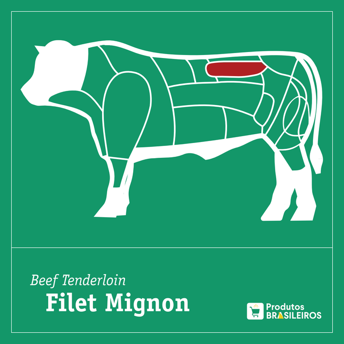 Filet Mignon / Tenderloin (Aprox. 1.7kg) - Produtos Brasileiros