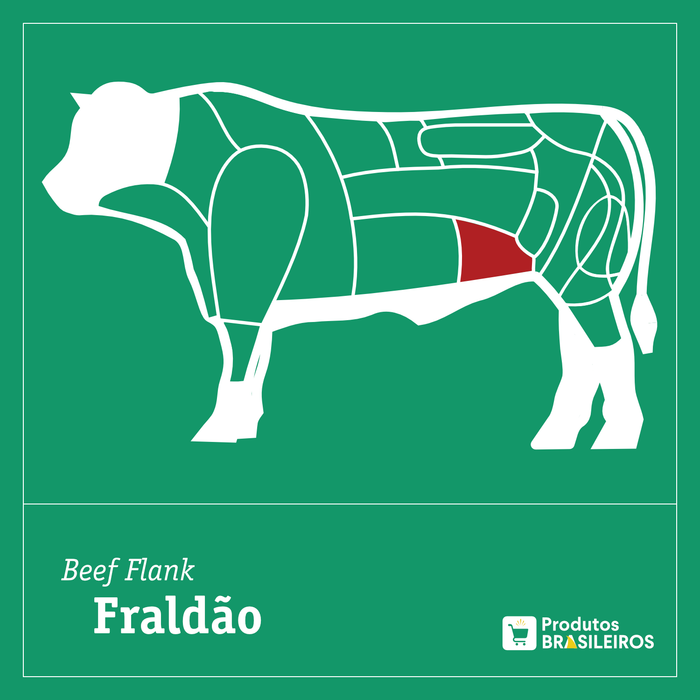 Fraldão "Fraldinha" / Flank Steak (Kg) - Produtos Brasileiros