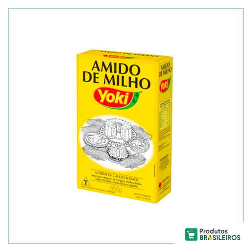 Amido de Milho YOKI - 500g - Produtos Brasileiros