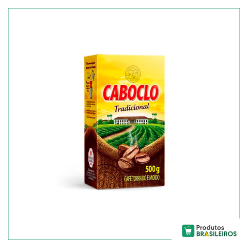 Café Tradicional CABOCLO - 500g - Produtos Brasileiros