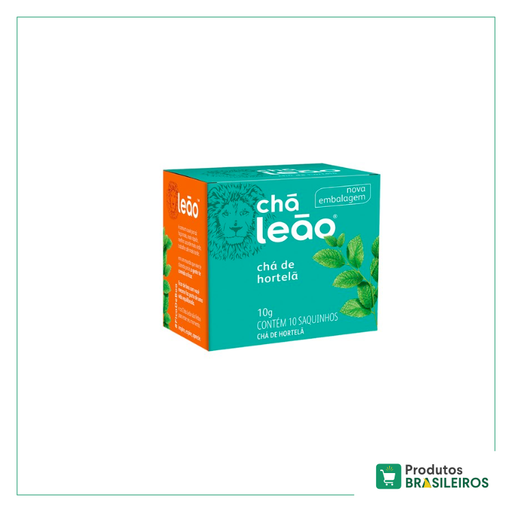 Chá de Hortelã LEÃO - 10g (10 sachês) - Produtos Brasileiros