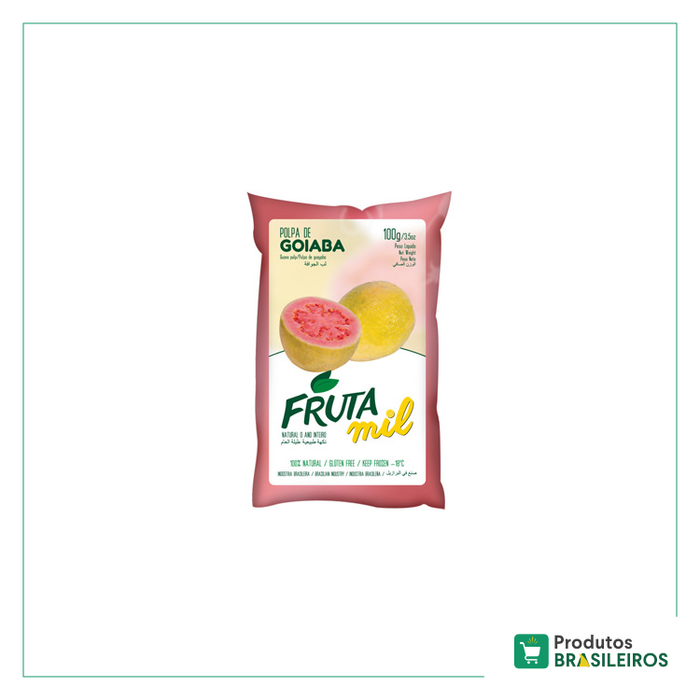 Polpa de Goiaba FRUTAMIL - 100g - Produtos Brasileiros