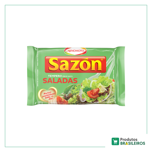 Tempero para Saladas SAZON - 60g - Produtos Brasileiros