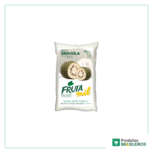 Polpa de Graviola FRUTAMIL - 100g - Produtos Brasileiros
