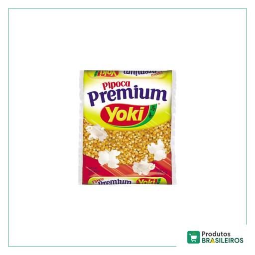 Milho Premium para Pipoca YOKI - 500g - Produtos Brasileiros