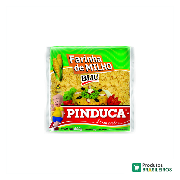 Farinha de Milho Biju PINDUCA - 500g - Produtos Brasileiros