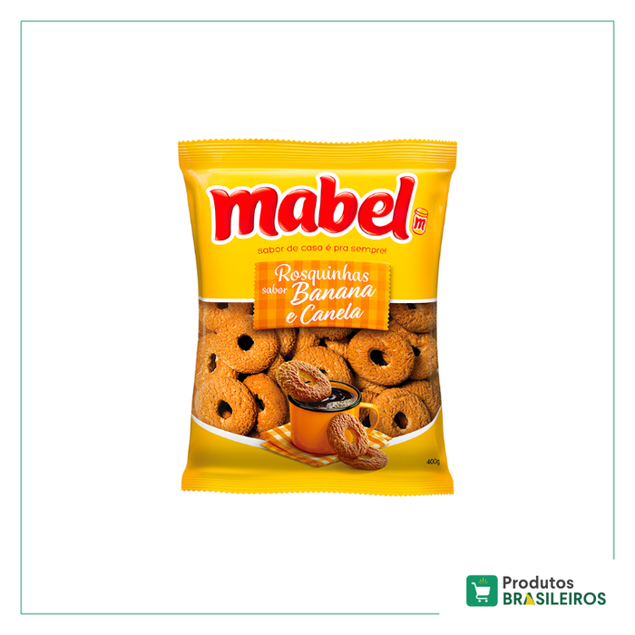 Rosquinha de Banana e Canela MABEL - 400g - Produtos Brasileiros