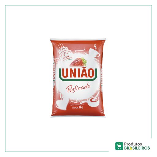 Açúcar Refinado UNIÃO - 1Kg - Produtos Brasileiros