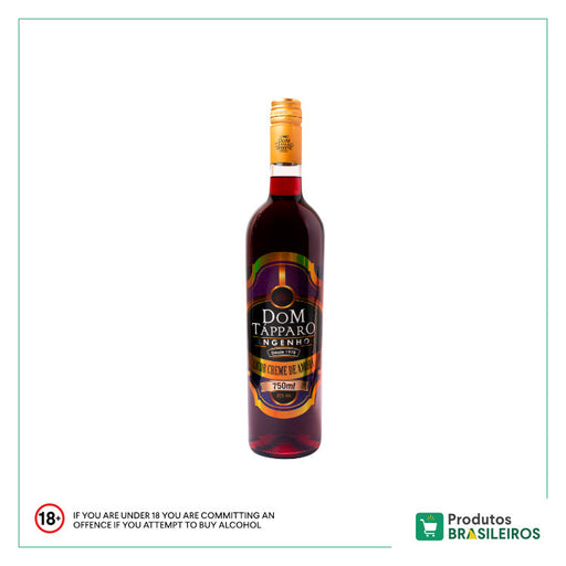 Licor Creme de Amora DOM TAPPARO - 750ml - Produtos Brasileiros