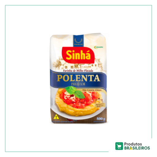 Polenta Premium SINHÁ - 500g - Produtos Brasileiros