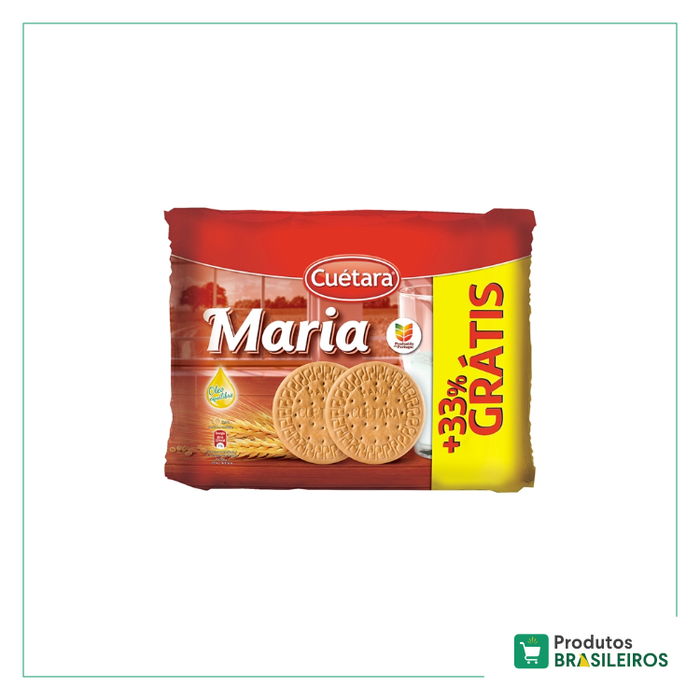 Biscoito Maria CUÉTARA - 800g - Produtos Brasileiros
