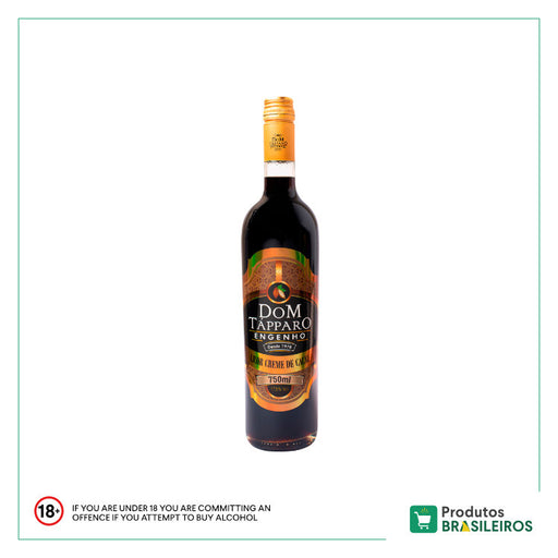 Licor Creme de Cacau DOM TAPPARO - 750ml - Produtos Brasileiros