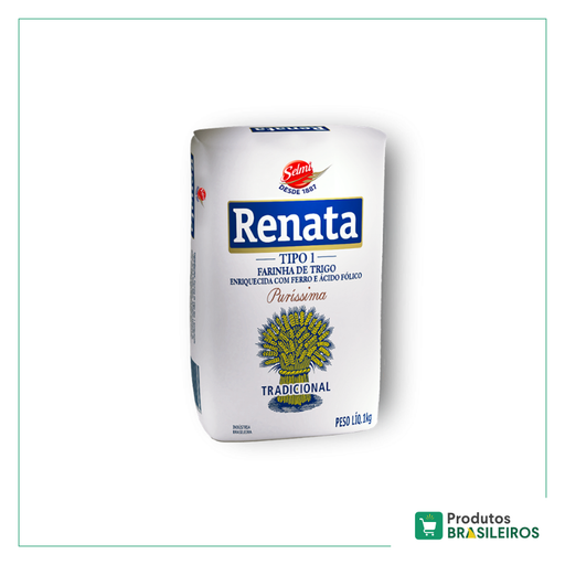 Farinha de Trigo Tipo 1 RENATA - 1kg - Produtos Brasileiros