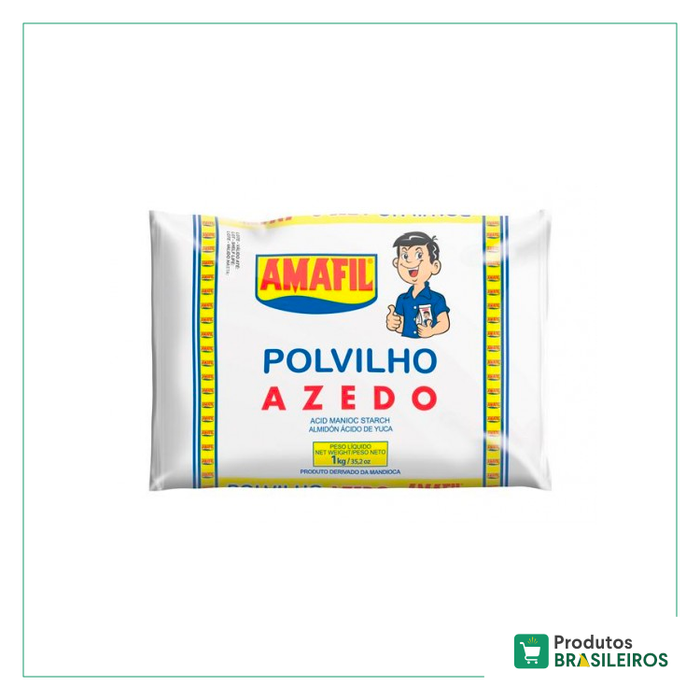 Polvilho Azedo AMAFIL - 500g - Produtos Brasileiros