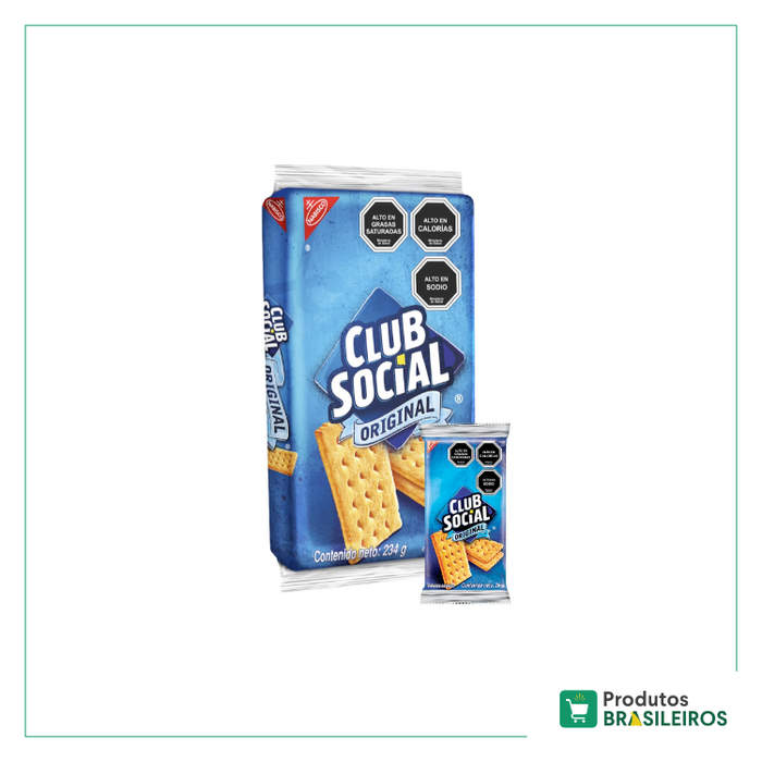Biscoito CLUB SOCIAL Original - 234g - Produtos Brasileiros