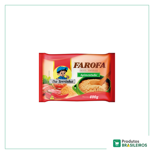 Farofa Apimentada DA TERRINHA - 400g - Produtos Brasileiros