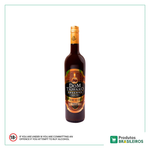 Licor Creme de Chocolate DOM TAPPARO - 750ml - Produtos Brasileiros