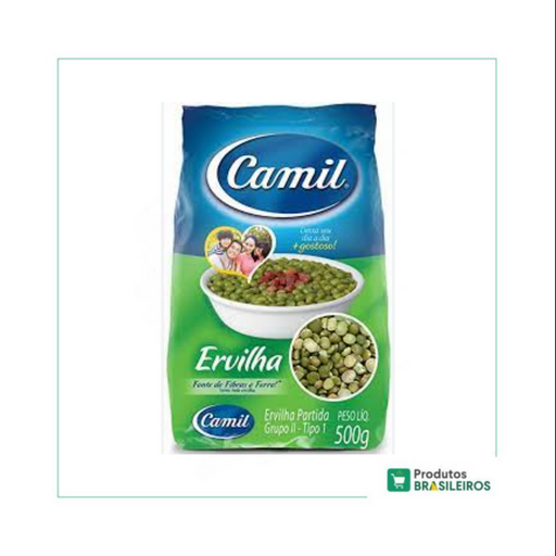 Ervilha Partida CAMIL 500g - Produtos Brasileiros