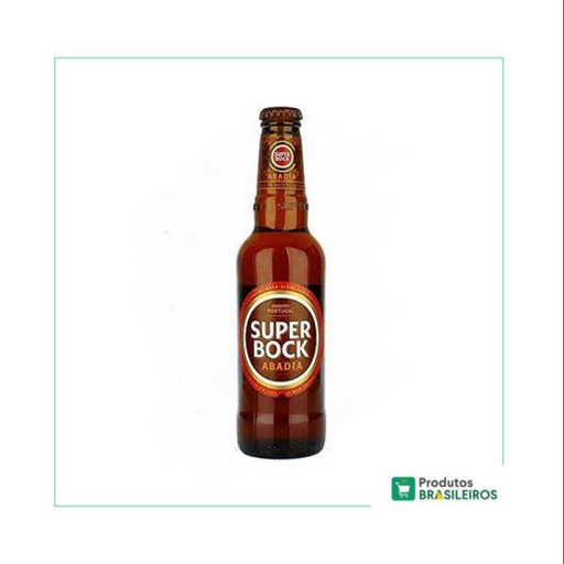 Cerveja ABADIA SUPER BOCK Long Neck - 330ml - Produtos Brasileiros