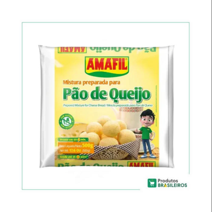 Mistura para Pão de Queijo AMAFIL- 500g - Produtos Brasileiros