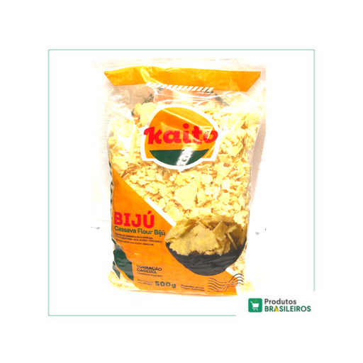 Farinha de Mandioca Biju KAITO - 500g - Produtos Brasileiros