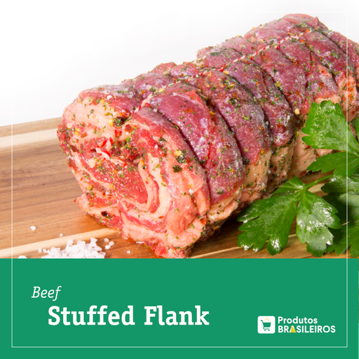 Fraldão Recheado / Stuffed Flank Steak(Aprox. 2.5kg) - Produtos Brasileiros