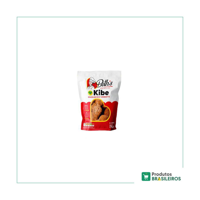 Kibe Frito e Congelado - BETH'S - Pacote com 12 Unidades - Produtos Brasileiros