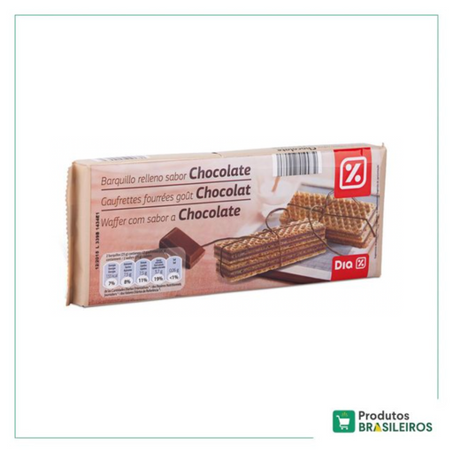 Biscoito Wafer de Chocolate DIA - 200g - Produtos Brasileiros