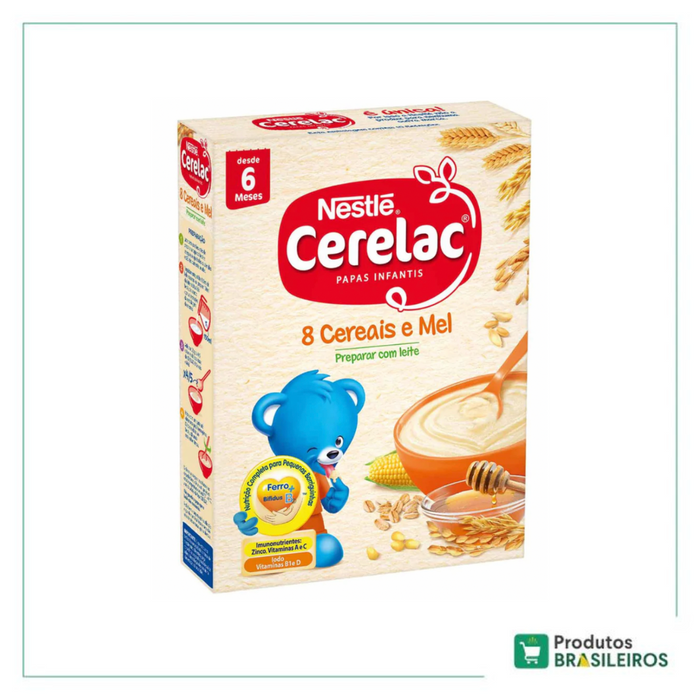 Cerelac 8 Cereais NESTLÉ - 250g - Produtos Brasileiros