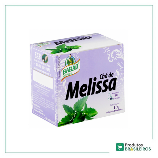 Chá de Melissa BARAO - 10g (10 sachês) - Produtos Brasileiros
