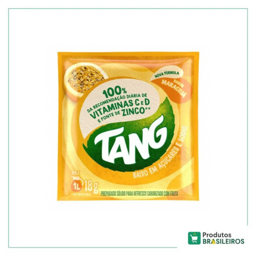 Refresco em pó de Maracujá TANG - 18g - Produtos Brasileiros