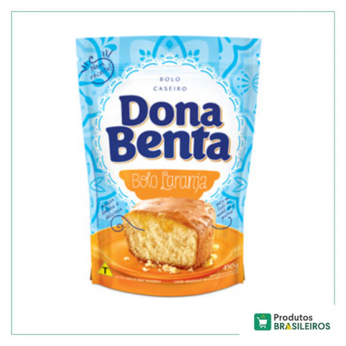 Mistura para Bolo Sabor Laranja DONA BENTA - 450g - Produtos Brasileiros