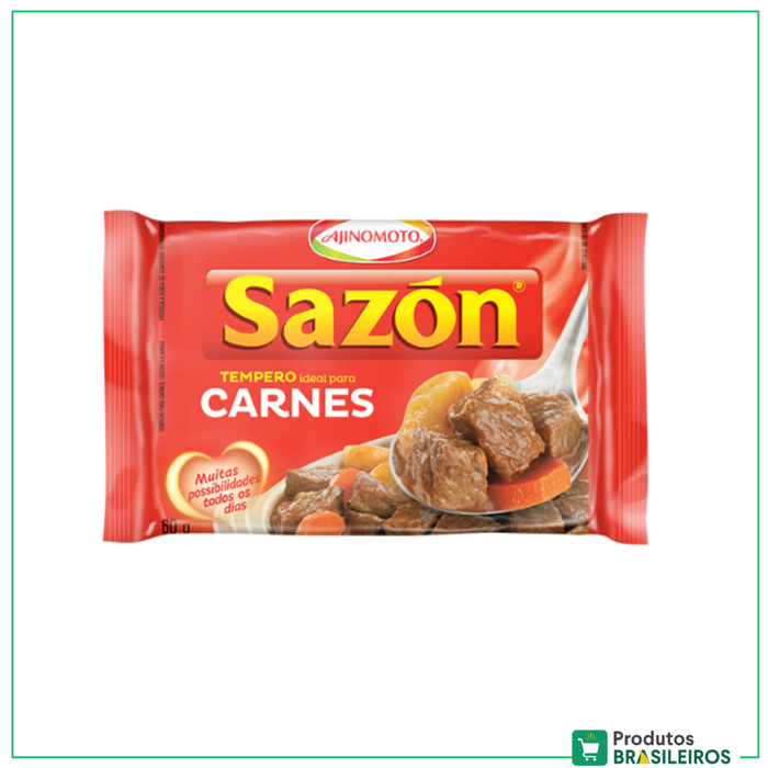 Tempero para Carne SAZON - 60g - Produtos Brasileiros